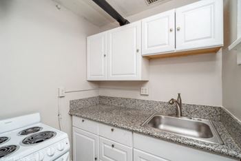 Goose neck kitchen faucet